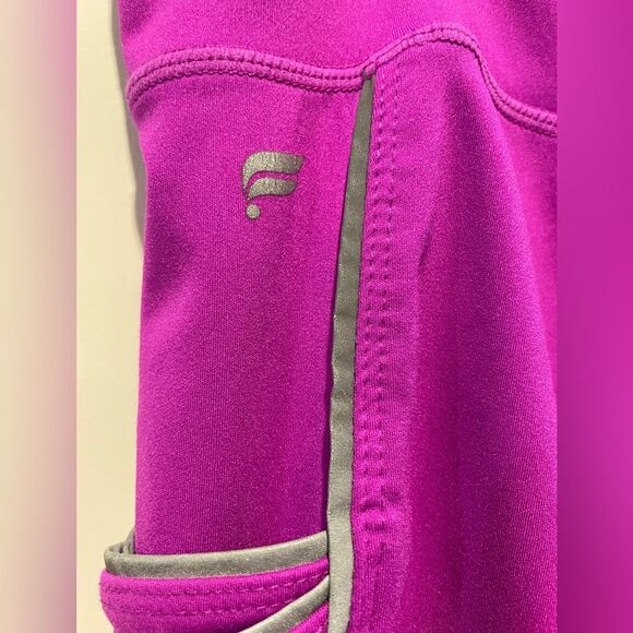 Fabletics Anywhere Motion365 High-Waisted Moto 7/8 Legging Orchid Purple Medium‎ - Picture 6 of 9